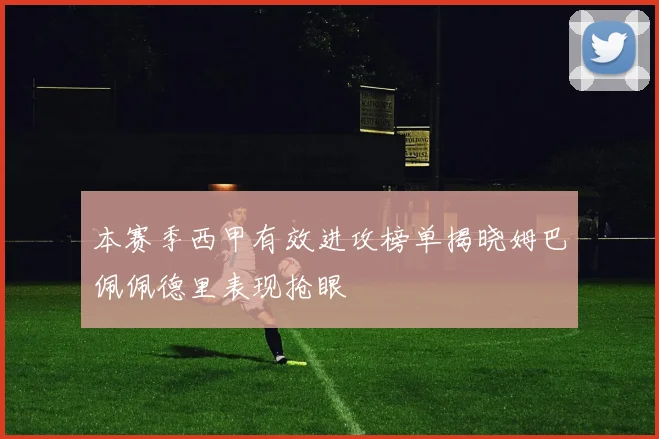 本赛季西甲有效进攻榜单揭晓姆巴佩佩德里表现抢眼